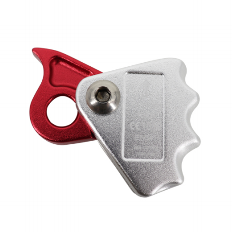 Aluminum rescue rope grab for fall arrest and work at height safety